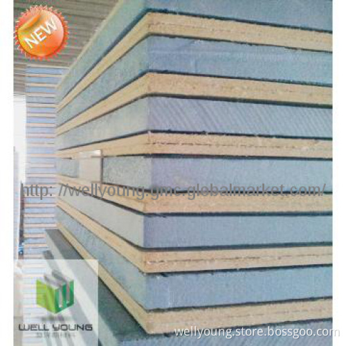 prefab house fireproof sandwich wall panel